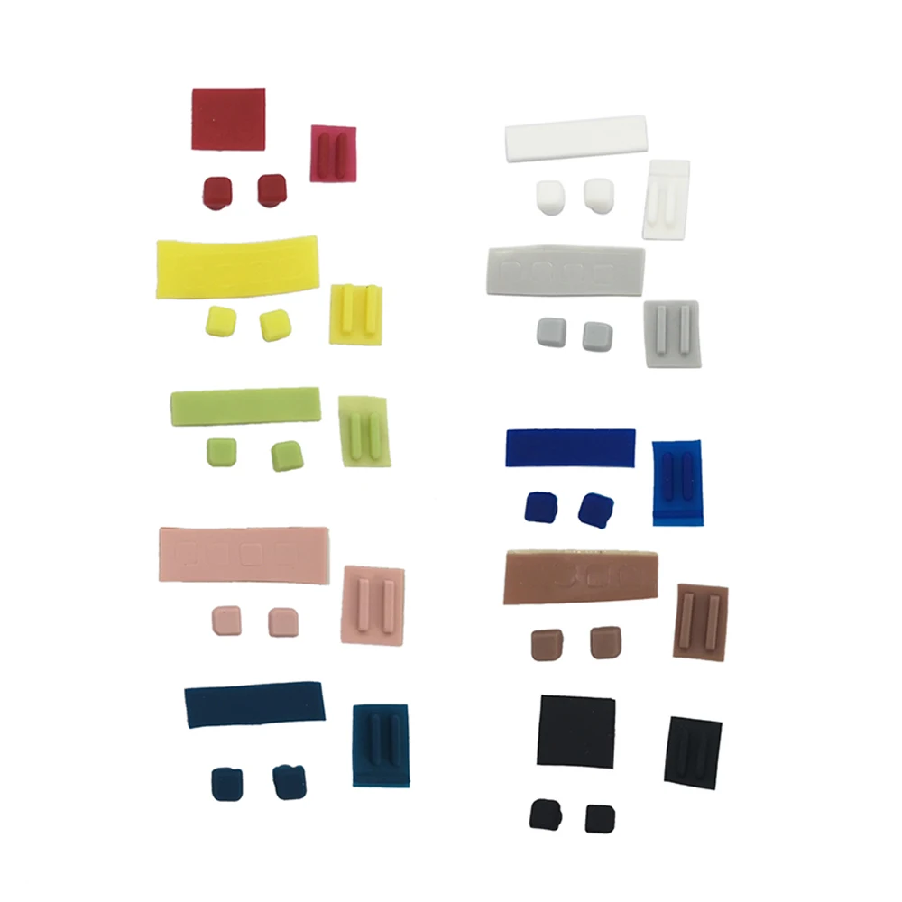 1 Комплект 9 Цветов Дополнительно Крышка с Винтовыми Ножками для DS Lite для Игровой консоли NDSL Крышка с Винтовыми Ножками Резиновая Накладка0