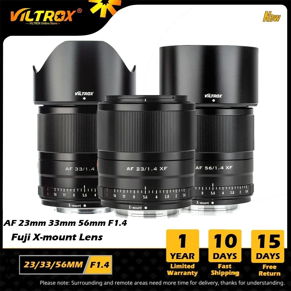 Viltrox 23 мм 33 мм 56 мм 13 мм Объектив F1.4 С Автоматической Фокусировкой Портретные Объективы с большой диафрагмой для Объектива камеры Fujifilm Fuji X Mount X-T4 X-T300