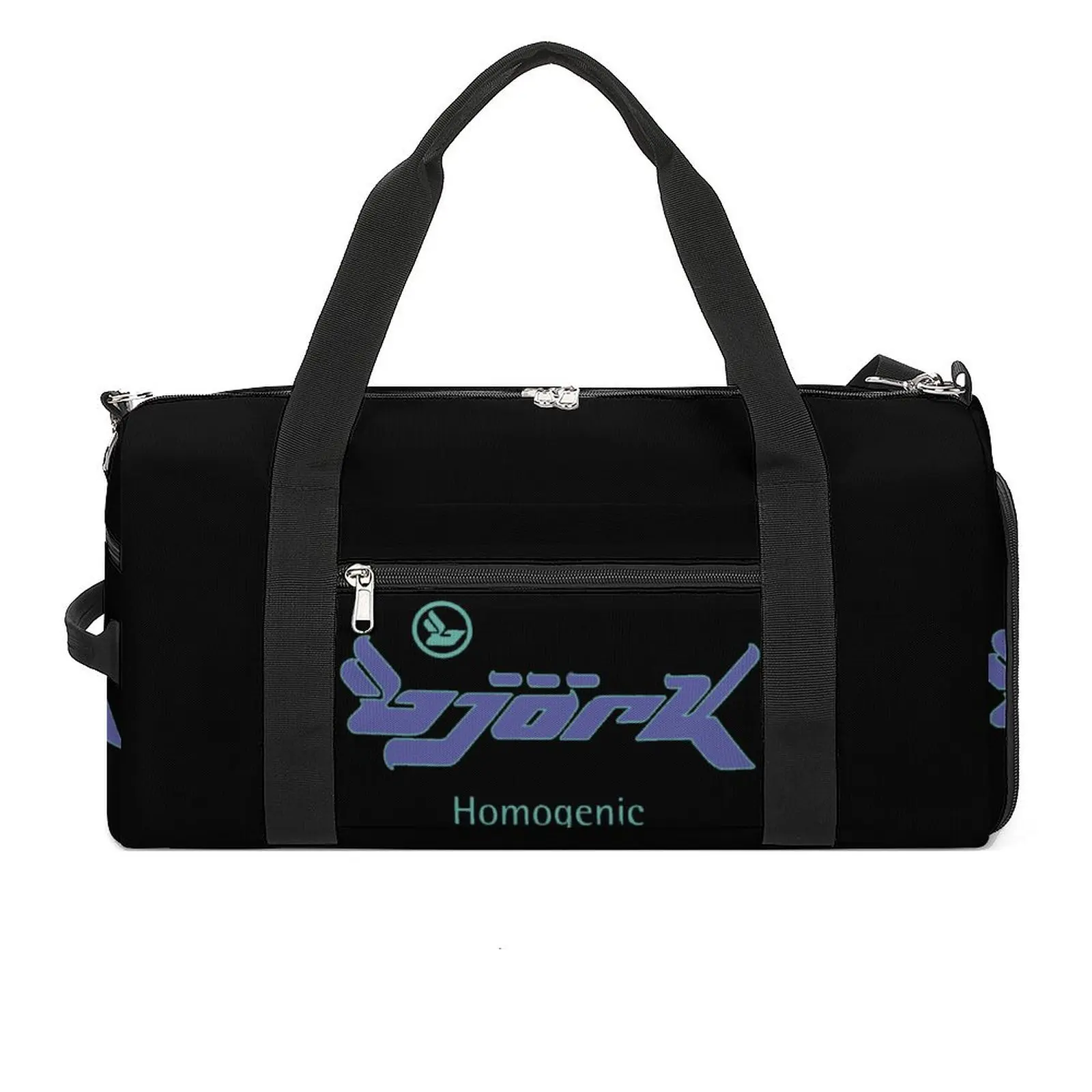 Графический Однородный логотип Bjork, спортивная сумка для путешествий, спортивные сумки для тренировок, дизайн пары, Большая графическая сумка для фитнеса, Оксфордские сумки0