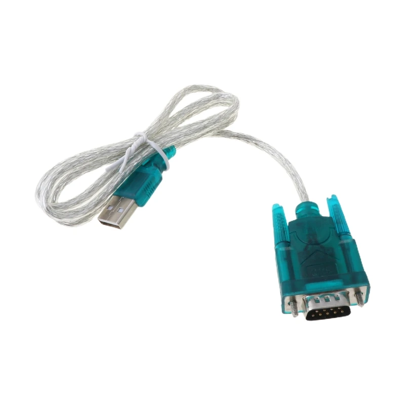Десантный черный USB в RS-232 интерфейс RS-232(разъем DB9) последовательный кабель адаптер конвертер для ПК0