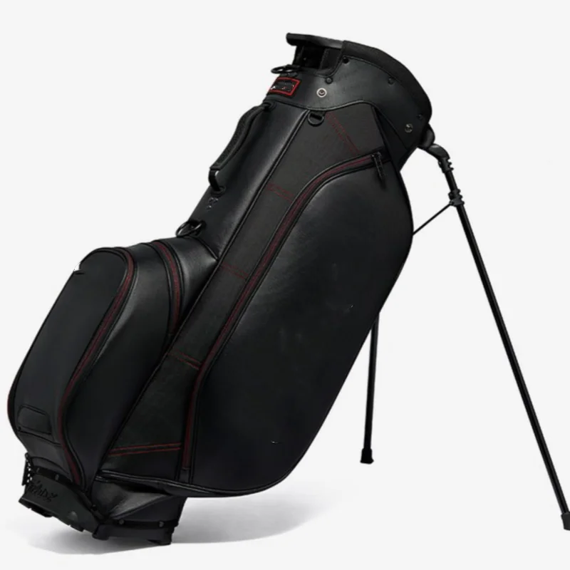Новый Бренд Aspire Golf Bag Высокого Качества Темно-синего/Белого Цветов Caddy Bag Сумка из Полиэстера с Подставкой для Гольфа0