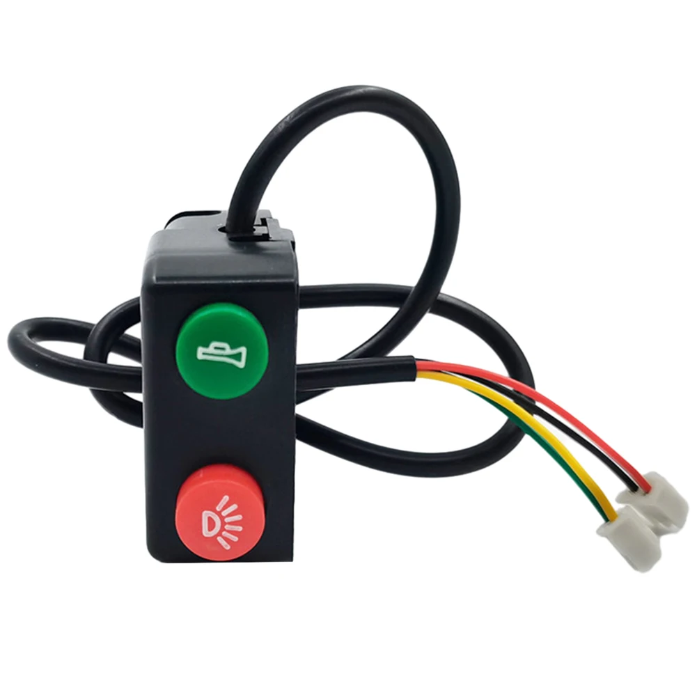 Переключатель Ebike, кнопка включения-выключения фары, звуковой сигнал 12V для квадроциклов, аксессуары для электровелосипедов0