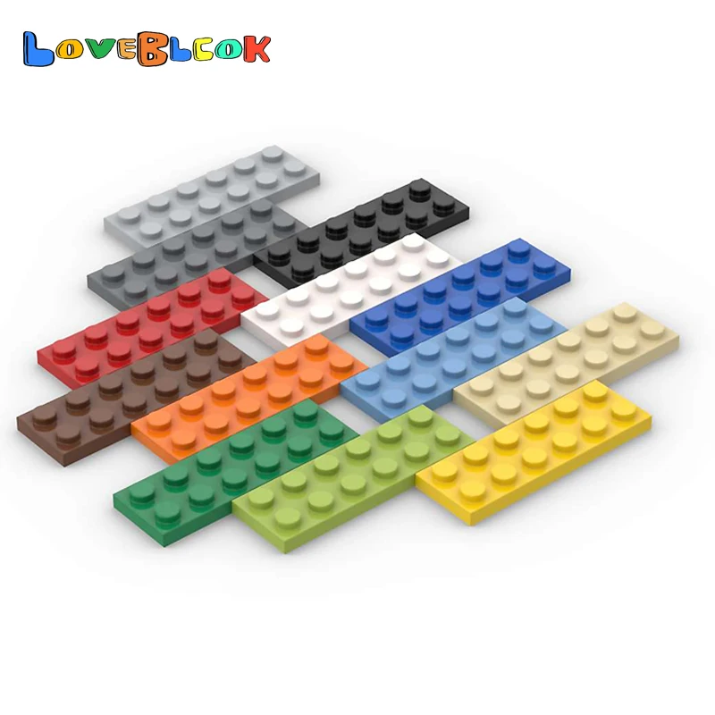 Пластина LoveBlock 2x6 Строительные блоки для сборки деталей MOC, игрушки 