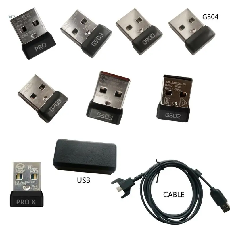 Приемник сигнала USB-ключа для адаптера беспроводной игровой мыши Logitech G502 G6030