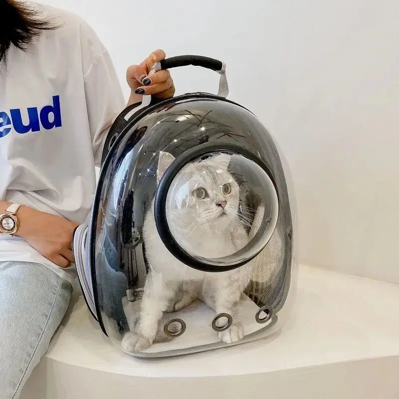 Рюкзак для домашних животных Space Capsule Cat Go Out, Переносной Прозрачный рюкзак для переноски через плечо, Товары для домашних животных0