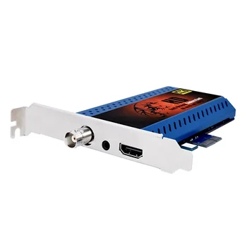 1080P 60fps HD PCI-E Grabber Win Прямая трансляция Mac Linux 3,5 мм CVBS 4K AV HDMI SDI Рекордер PCIE Карта Видеозахвата