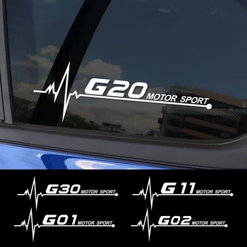 2ШТ Наклейка Для Украшения Бокового Окна Автомобиля Виниловые Наклейки Для BMW G30 G20 G11 G01 G02 G05 G06 G07 G08 G12 G14 G15 G16 G21 G31 G32 G38
