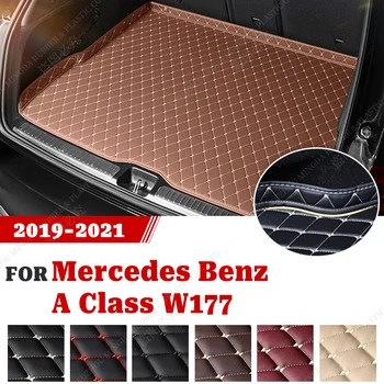 3D Окружающий дизайн, Водонепроницаемый Нескользящий коврик для багажника автомобиля Mercedes Benz A Class W177 A180 A200 A200 A220 2019