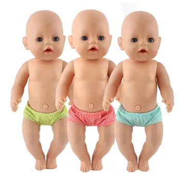 3шт трусов для новорожденных кукол 43 см и 17 дюймов, аксессуары для кукол Reborn Bebe
