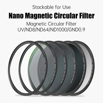 7artisans 67-82 мм Комплект фильтров для Нано Магнитных линз MRC UV CPL ND8 ND64 ND1000 GND0.9 Black Mist 1/4 Для объектива камеры