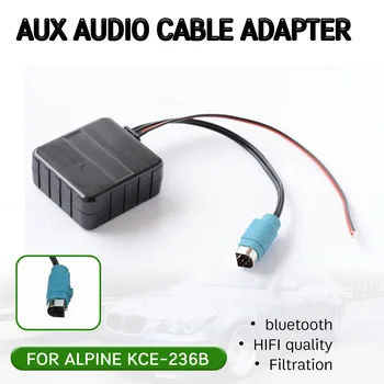 bluetooth Aux Ресивер Кабель-Адаптер для Alpine CD Host KCE-236B 9870/9872 Hifi Качество Aux Музыкальный Входной Интерфейс