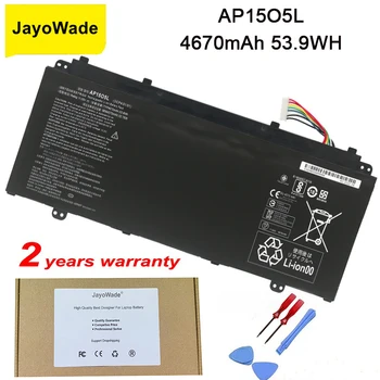 JayoWade Заводская Батарея AP15O5L для ноутбука Acer Chromebook R13 CB5-312T CB5-312T-K0YK/K8Z9 11,55V 4670mAh 53.9WH AP15O5L