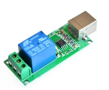 USB-реле 5V с 1-канальным программируемым компьютерным управлением для умного дома