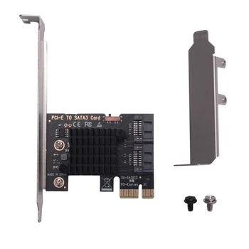 Адаптер SSD Pcie на SATA 3.0 6G Контроллер PCI-E PCI Express X1, карта расширения, дополнительная плата для майнинга