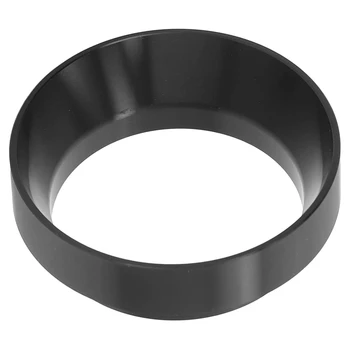 Воронка для дозирования эспрессо 51 мм, аксессуары для кофемашин с магнитным кольцом, инструмент для вскрытия порошка для приготовления кофе (черный)