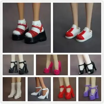 Качественная кукольная обувь 1/6, новые 10 стилей, обувь на высоком каблуке 30 см, оригинальные женские кукольные сапоги, аксессуары для кукол