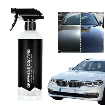 Керамическое покрытие для автомобильной краски Crystal Wax Spray Наногидрофобный Жидкий Полимерный Олеофобный спрей для защиты автомобиля от дождя