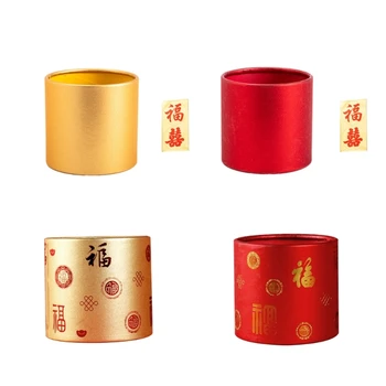 Китайская цветочная коробка с иероглифами Фу, Контейнер для цветочных композиций, Новые принадлежности