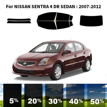 Комплект для УФ-тонировки автомобильных окон из нанокерамики, Автомобильная пленка для окон NISSAN SENTRA 4 DR СЕДАН 2007-2012