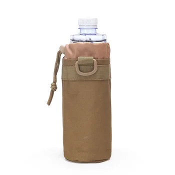 Мужчины Женщины Прочная нейлоновая бутылка для воды, поясная сумка, Высококачественный ремень, набедренная сумка, военный штурмовой чехол для чайника Molle, сумка для чайника