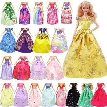 Одежда Для Куклы Барби, Платье Принцессы, Вечернее Платье, Юбка, Большая Юбка Для 11,5-дюймовых Кукол Барби и BJD, Аксессуары Для Коктейльной Одежды