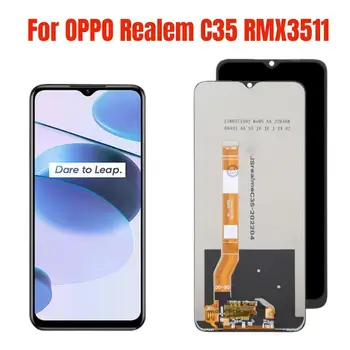 Оригинальный дисплей для OPPO Realem C35 RMX3511 сенсорный ЖК-экран в сборе дигитайзер для Realme C35 Сменный экран