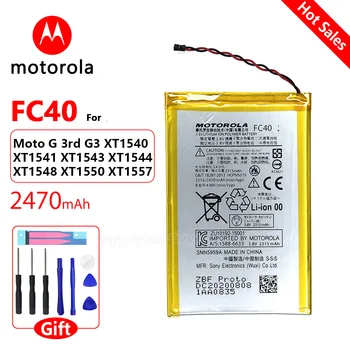 Оригинальный Новый Аккумулятор Motorola FC40 SNN5965A 2315 мАч Для Motorola Moto G3 XT1540 XT1541 XT1543 XT1544 XT1548 XT1550 XT1557