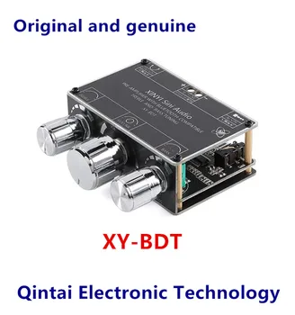 Плата декодера XY-BDT Bluetooth 5.1, двухканальный стерео предварительный модуль высоких и низких тонов, плата плавной настройки на 360 градусов