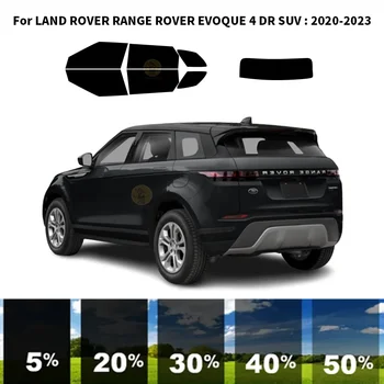 Предварительно Обработанная нанокерамика car UV Window Tint Kit Автомобильная Оконная Пленка Для Внедорожника LAND ROVER RANGE ROVER EVOQUE 4 DR 2020-2023