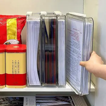 Прозрачный настольный ящик для хранения бумаги, Пластиковый ящик для хранения бумаги формата А4, многоцелевой органайзер, Коробка для тестовой бумаги