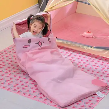 Сверхлегкий детский Спальный мешок, Походный Спальный мешок для детей, Прекрасный Спальный мешок, Походная Вакуумная кровать, Аксессуары для кемпинга