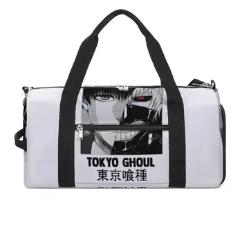 Спортивная сумка Tokyo Ghoul Manga, никогда никому не доверяй Слишком сильно, Водонепроницаемые Спортивные сумки, Большая багажная сумка, Забавная сумка для фитнеса для мужчин