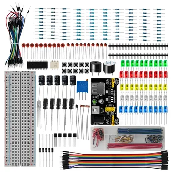Стартовый набор для Arduino R3 DIY Project DIY Kit Набор электронных компонентов с макетной платой Box 830