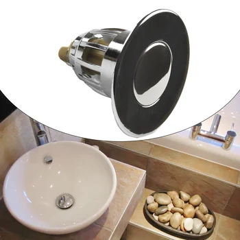 Удобная заглушка для раковины в ванной Универсальная конструкция с подпрыгиванием Предотвращает перелив воды И обеспечивает плавный слив
