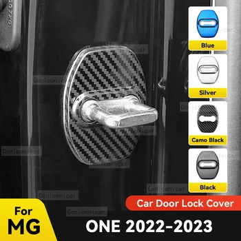 Украшение дверного замка автомобиля Защитная крышка Флаги Эмблема Корпус из нержавеющей стали для MG ONE 2022 2023 Автоаксессуары