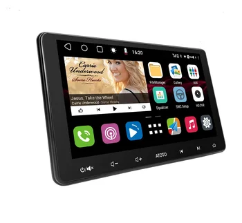 Универсальная автоэлектроника с большим сенсорным экраном 10,1, 9-дюймовый стереофонический DVD-плеер Android 2 Din, автомагнитола с Carplay