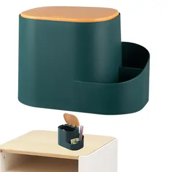 Хранение мусора Практичный Зеленый Маленький настольный Мини Креативный Крытый мусорный бак для кухни гостиной Новый рабочий стол