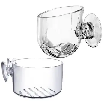 Чашка для аквариумных растений с присоской, Акриловая чашка для растений, декоративный аксессуар высокой прозрачности для морской и пресноводной воды