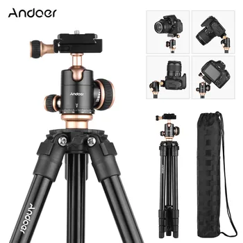 Штативы Andoer Q160SA Штатив для Камеры с Панорамной Шаровой Головкой для Цифровых Зеркальных Камер Видеокамеры Canon Nikon Sony Camera
