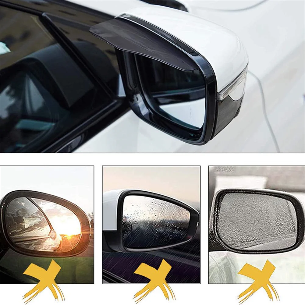 2 × Боковое зеркало заднего вида, Дождевик, Защита для бровей, Солнцезащитный козырек, Козырек для авто, Аксессуар для экстерьера, Автостайлинг1