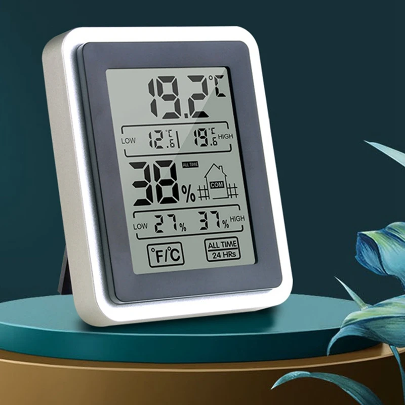 ЖК-цифровой термометр-гигрометр, удобный датчик температуры в помещении, измеритель влажности, измерительные приборы1