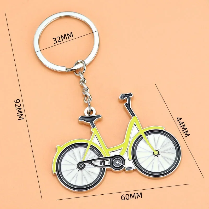 Модный и динамичный маленький велосипед металлический брелок для ключей студенческий подарок брелоки для ключей1
