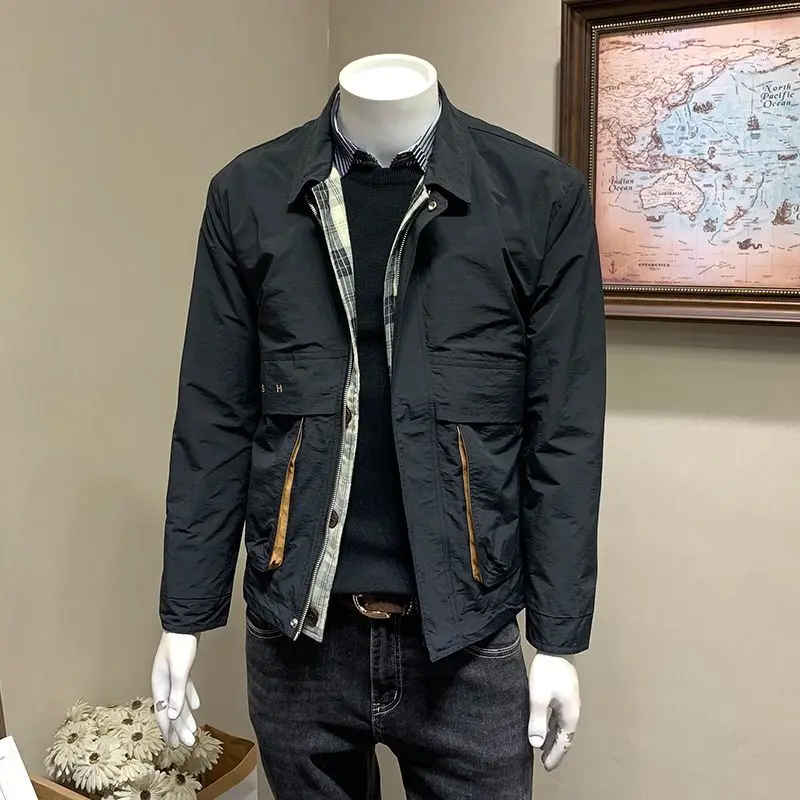 2023, куртка-бомбер Discovery, мужская ветровка, пальто на молнии, Осенняя повседневная рабочая куртка, модная куртка для приключений на открытом воздухе, мужская A232