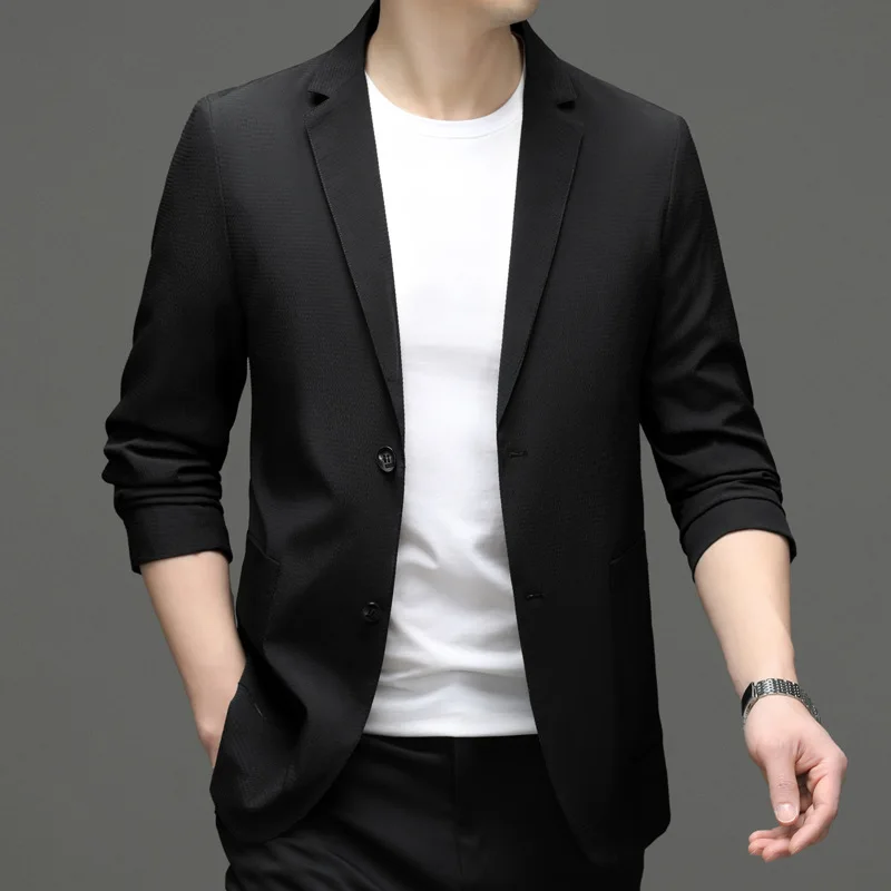 Z420-2023 новый маленький костюм мужской корейской версии приталенного костюма мужской молодежный пиджак2