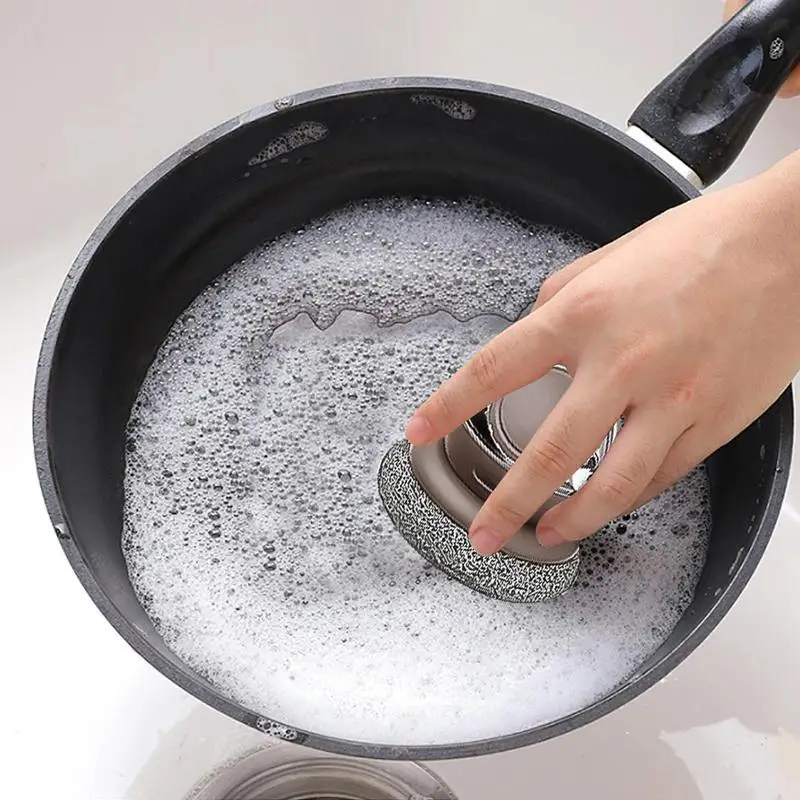 Автоматическая дозирующая жидкость для мыла нажимного типа, щетка для рук, щетка для чистки бытовой плиты, кухонная щетка для мытья посуды2