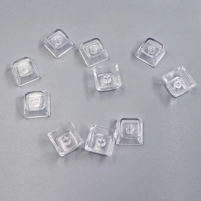 Игровая клавиатура 20шт XDA 1U 1X прозрачный слой кристально чистых клавишных колпачков с подсветкой для механической клавиатуры СДЕЛАЙ сам2