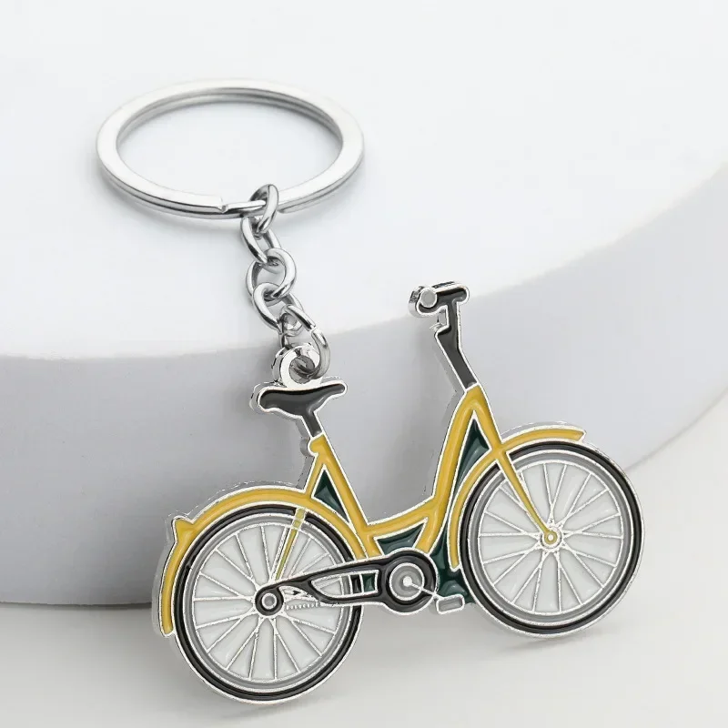 Модный и динамичный маленький велосипед металлический брелок для ключей студенческий подарок брелоки для ключей2