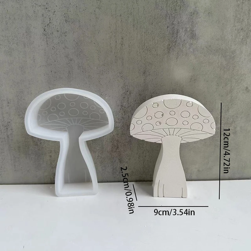 Ручная работа, 3d Мини-грибная форма для свечей, форма для изготовления мыла, силиконовая форма для ароматерапии, украшение рабочего стола2