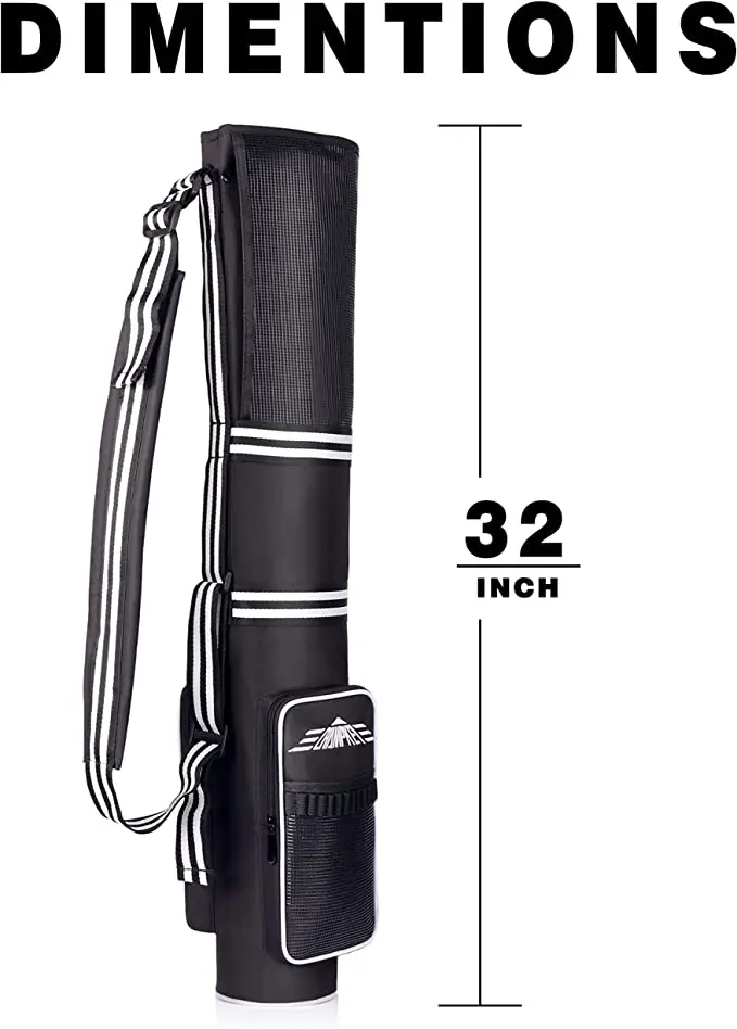 Профессиональная сумка CHAMPKEY для гольфа Sunday Bag (для переноски 3-9 клюшек) - 6 карманов для переноски и регулируемый ремень для переноски гольфа, идеально подходящий для игры в гольф3