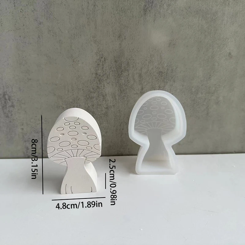Ручная работа, 3d Мини-грибная форма для свечей, форма для изготовления мыла, силиконовая форма для ароматерапии, украшение рабочего стола3